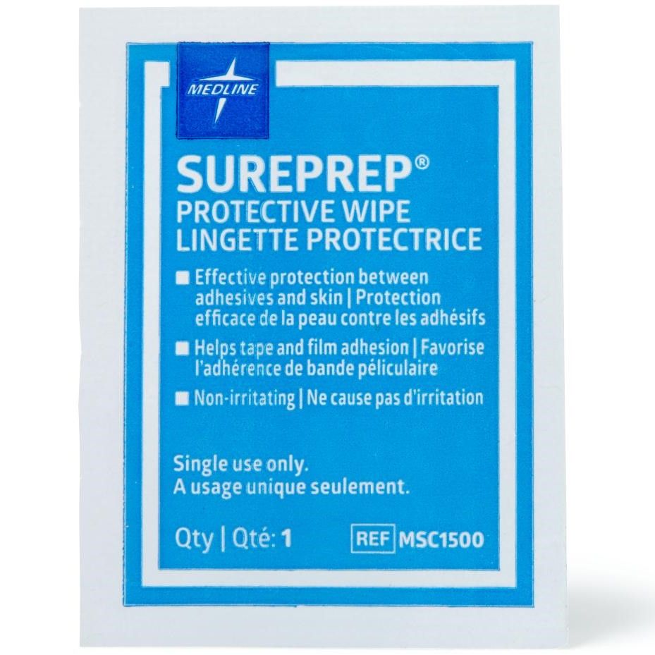 Medline SurePrep Skin Protectant Wipe 50Ct