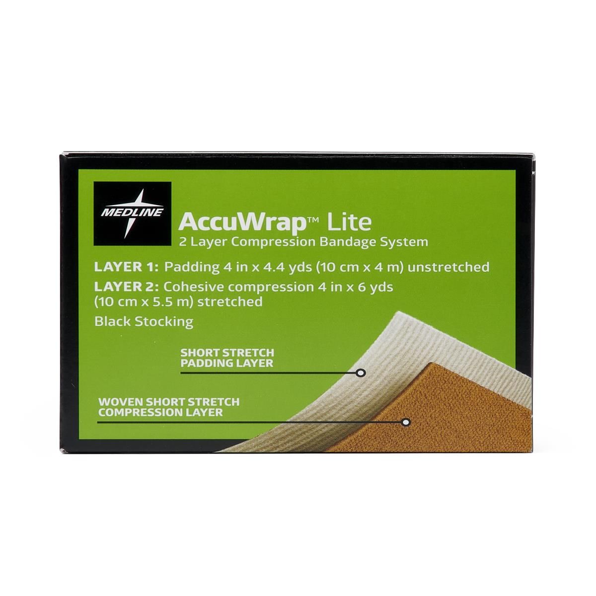 AccuWrap Lite 2-Layer Compression Bandage System 8Ct