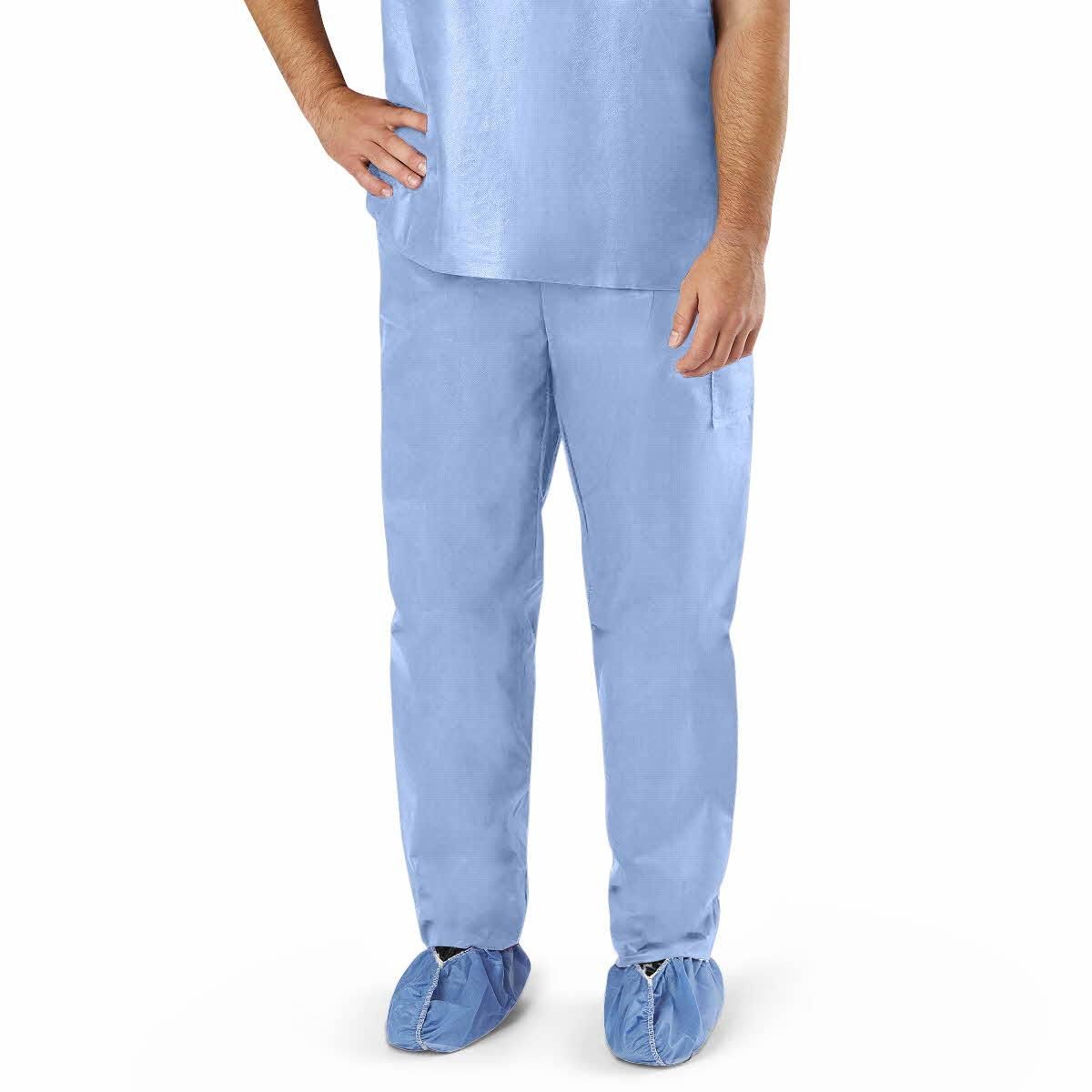 プランエス　MEDIPEEL Amazon.com: Medline XL Blue Disposable Scrub Pants with