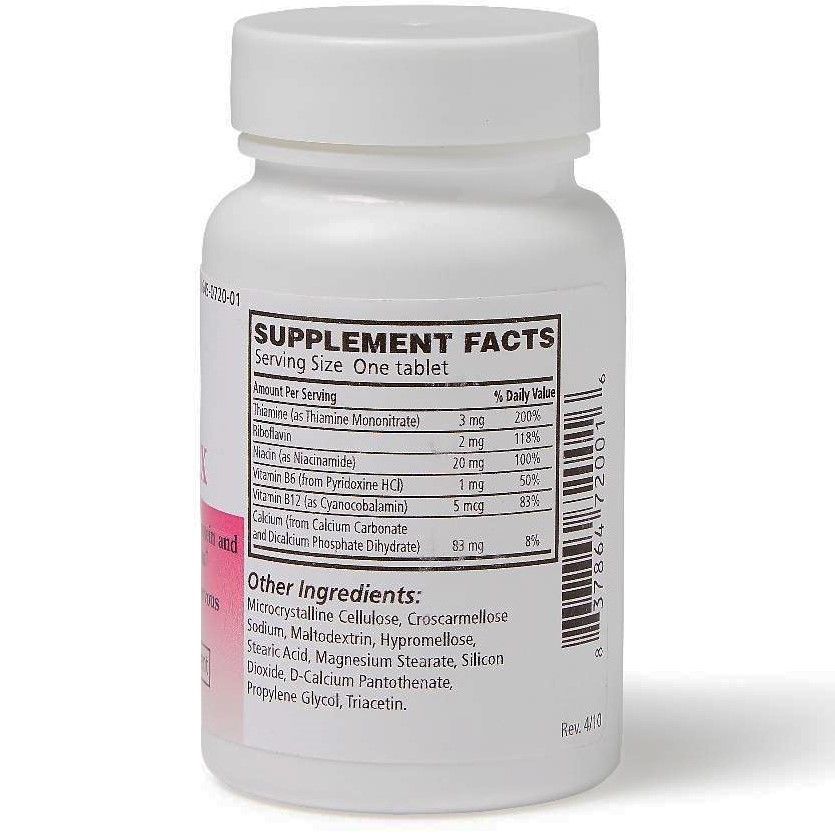 Vitamin B-Complex Tablet 100Ct