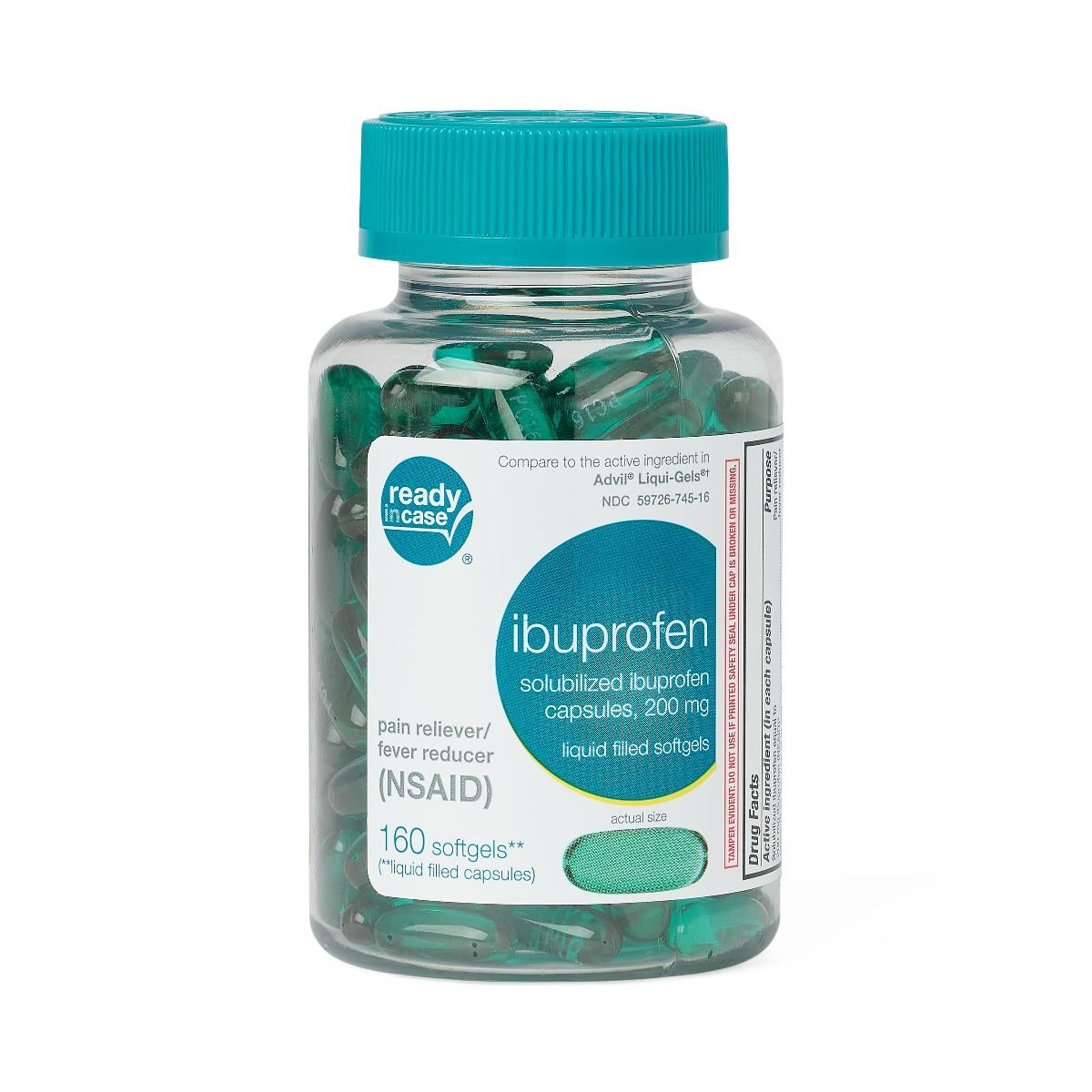 Ready in Case Ibuprofen Softgels 200mg 160Ct
