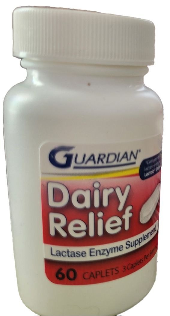 Major Lactase Dairy Digestive Aid Caplets 3,000FCC 60Ct