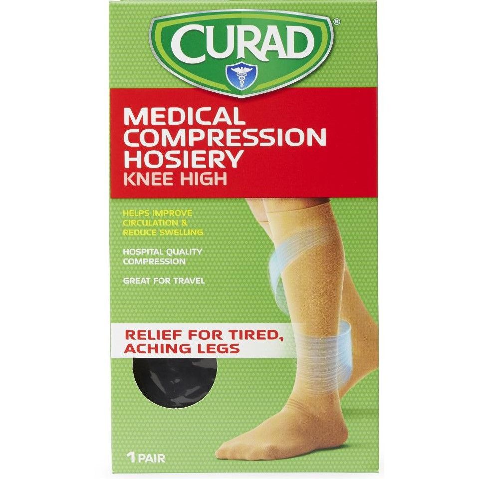 CURAD Knee High Medical Compression Hosiery Shop All