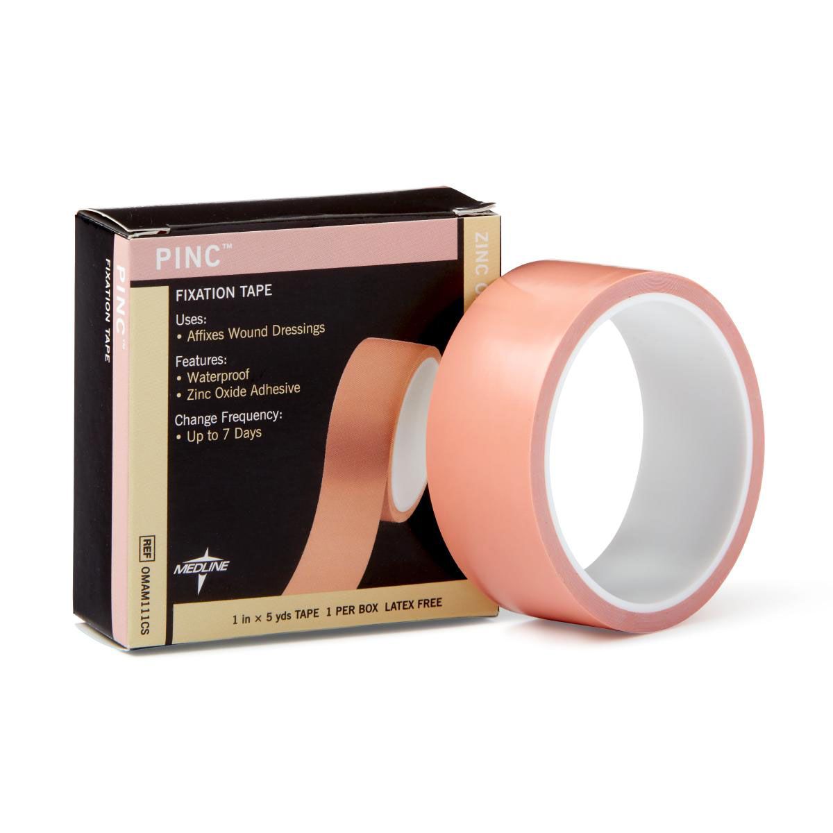 Medline Pinc Zinc Oxide Medical Tape 1in x 5yd 1Ct