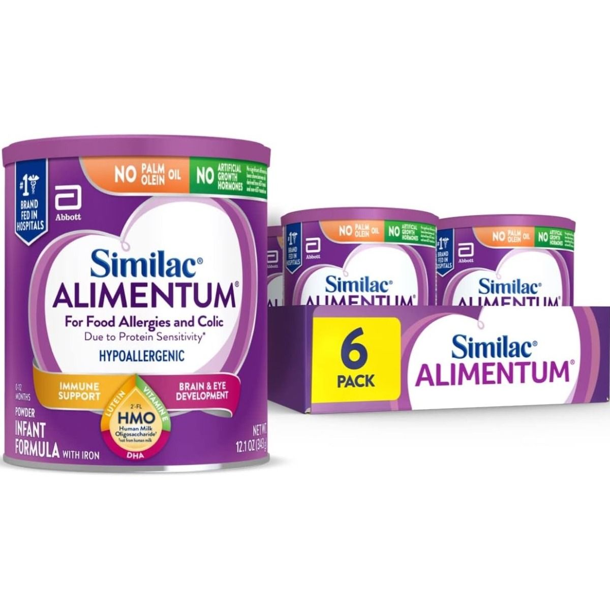 Similac Alimentum Hypoallergic Infant Formula Powder 6Ct