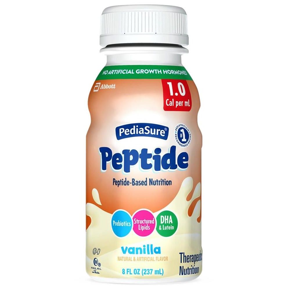 Pediasmart Formula PediaSure Peptide 1.0 Cal GI Condition Vanilla 8oz 1Ct