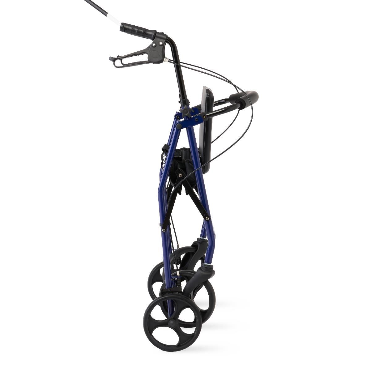 Medline Basic Rollator with 6in Wheels 350lbs Blue 1Ct