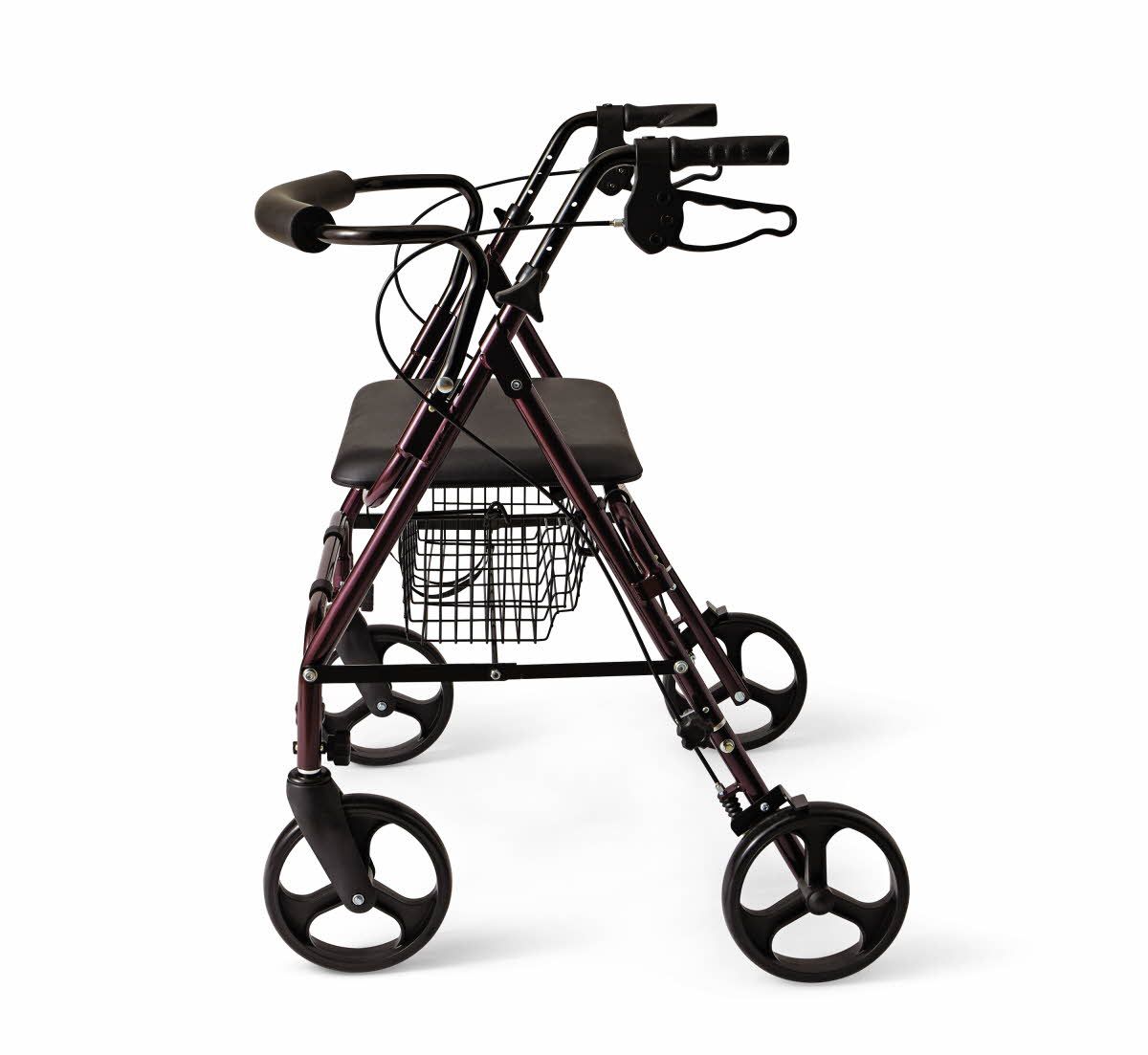 Medline Basic Aluminum Heavy-Duty Bariatric Rollator 1Ct