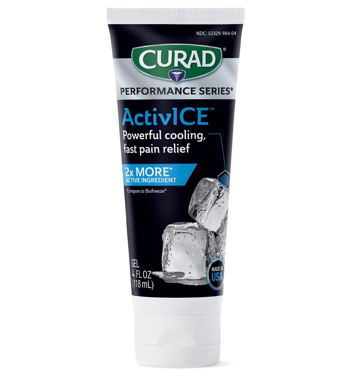 Medline IRONMAN ActivICE Topical Cooling Gel 4oz Gel 1Ct