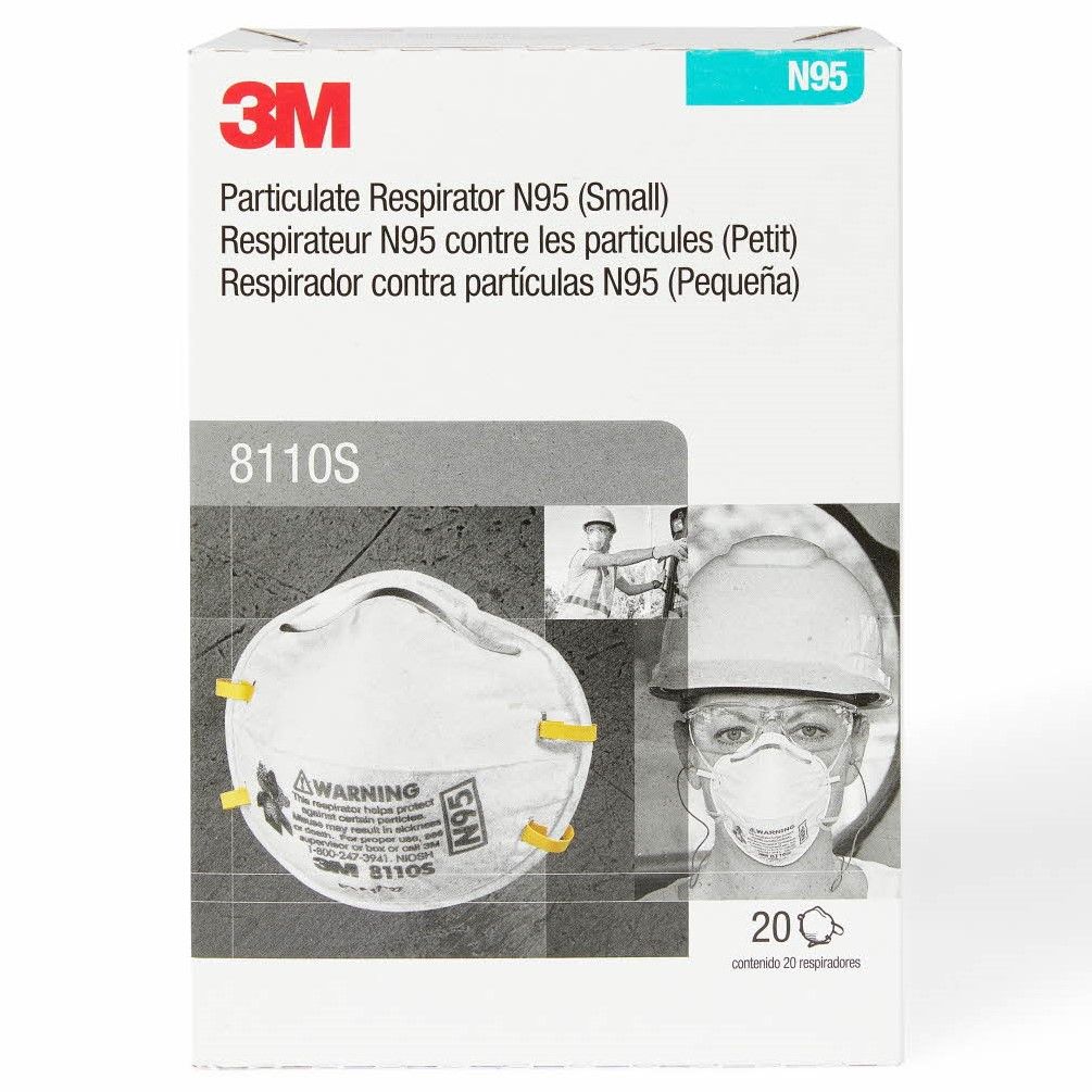 3M 8210 Disposable Particulate Respirator N95 - 20 per Box | K.L. Jack