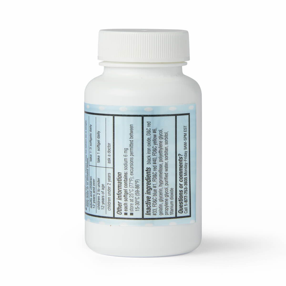 GeriCare Docusate Sodium Stool Softener Tablets 100mg 100Ct