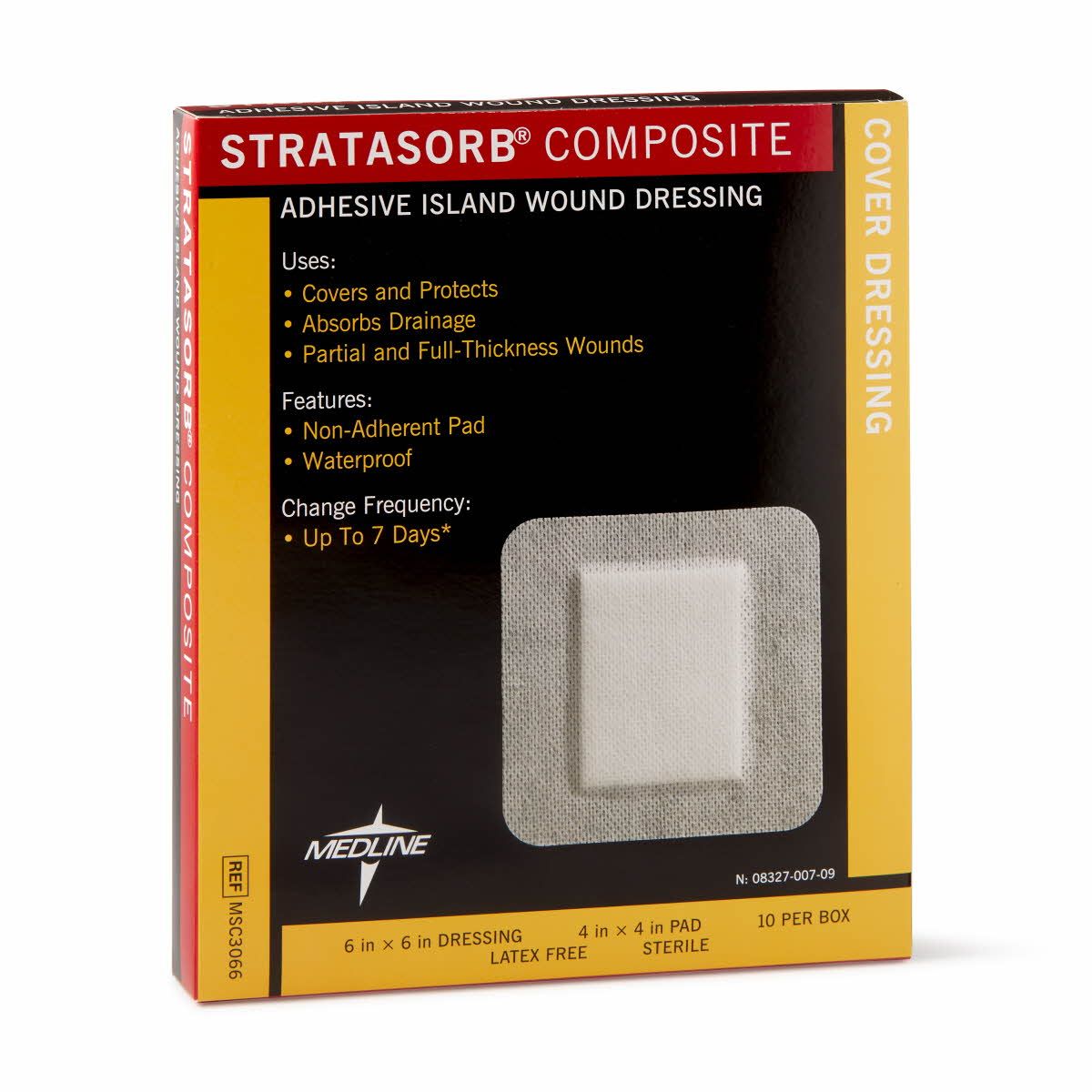 waterproof wound dressing Derma-Rite DermaDress® Waterproof Composite Wound Dressing, Non Woven,