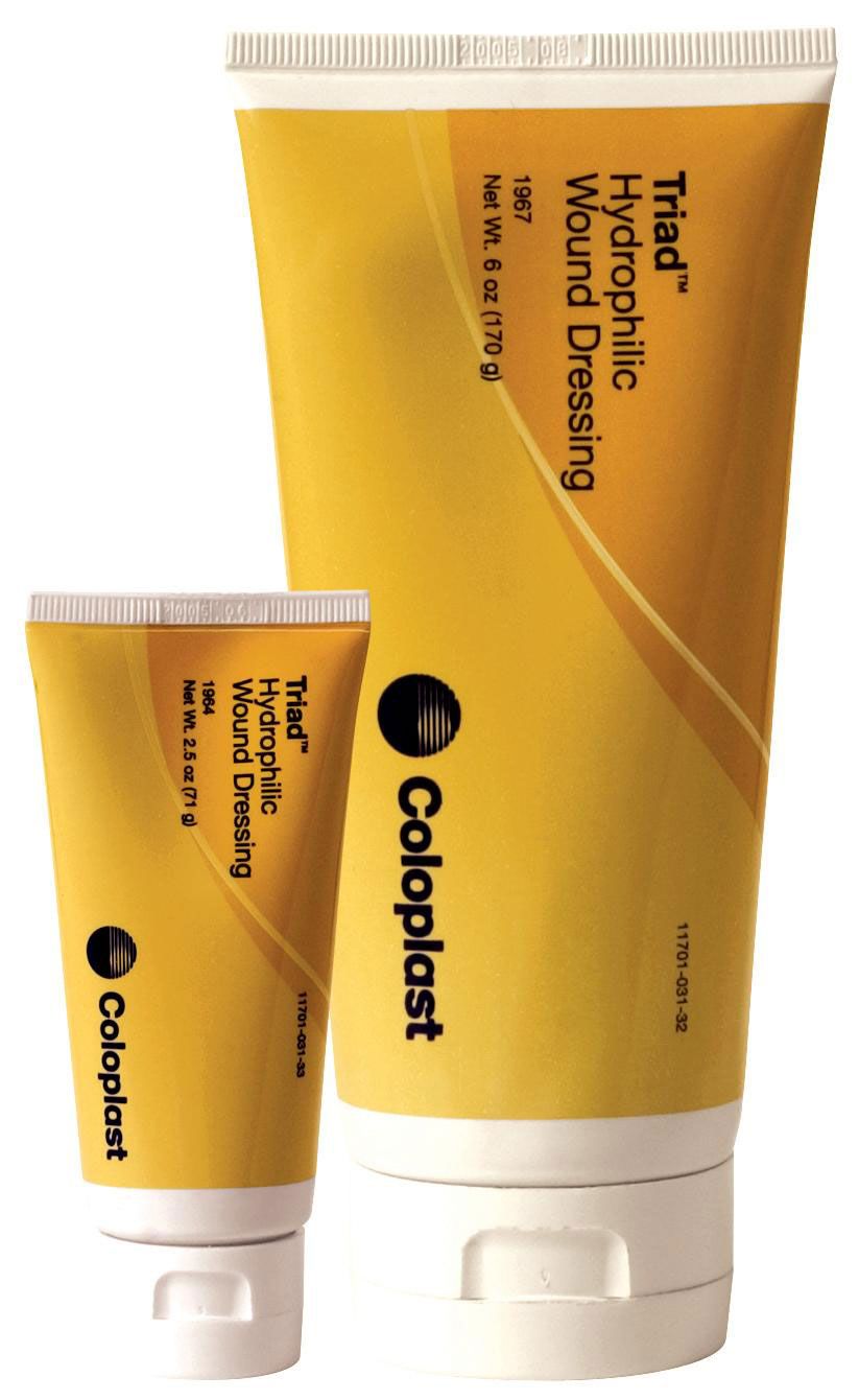 Coloplast Triad Hydrophilic Wound Dressing 6oz Tube 12Ct