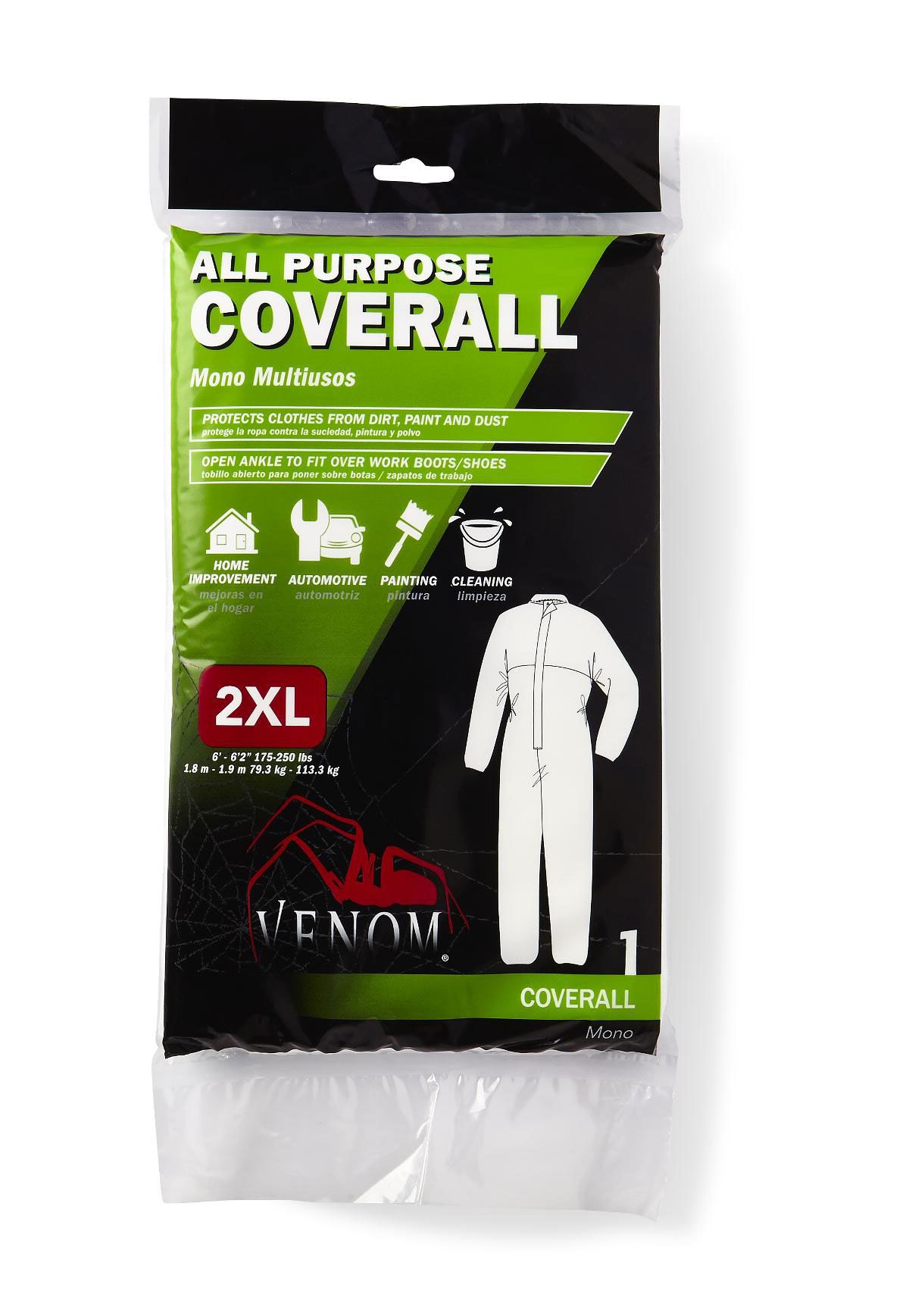 Medline Venom All-Purpose Coverall 2XL 24Ct