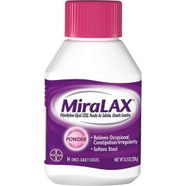 MiraLAX Unflavored Laxative Powder 8.3oz 12Ct