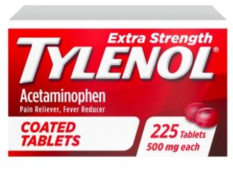 Tylenol Extra Strength Coated Tablets 500mg 225Ct JIP44427H by Johnson & Johnson
