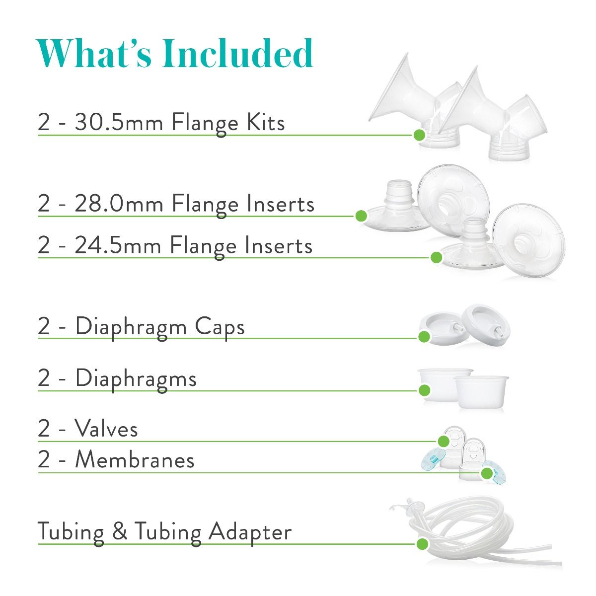 Evenflo Breast Pump Replacement Parts Kits, Case of 12