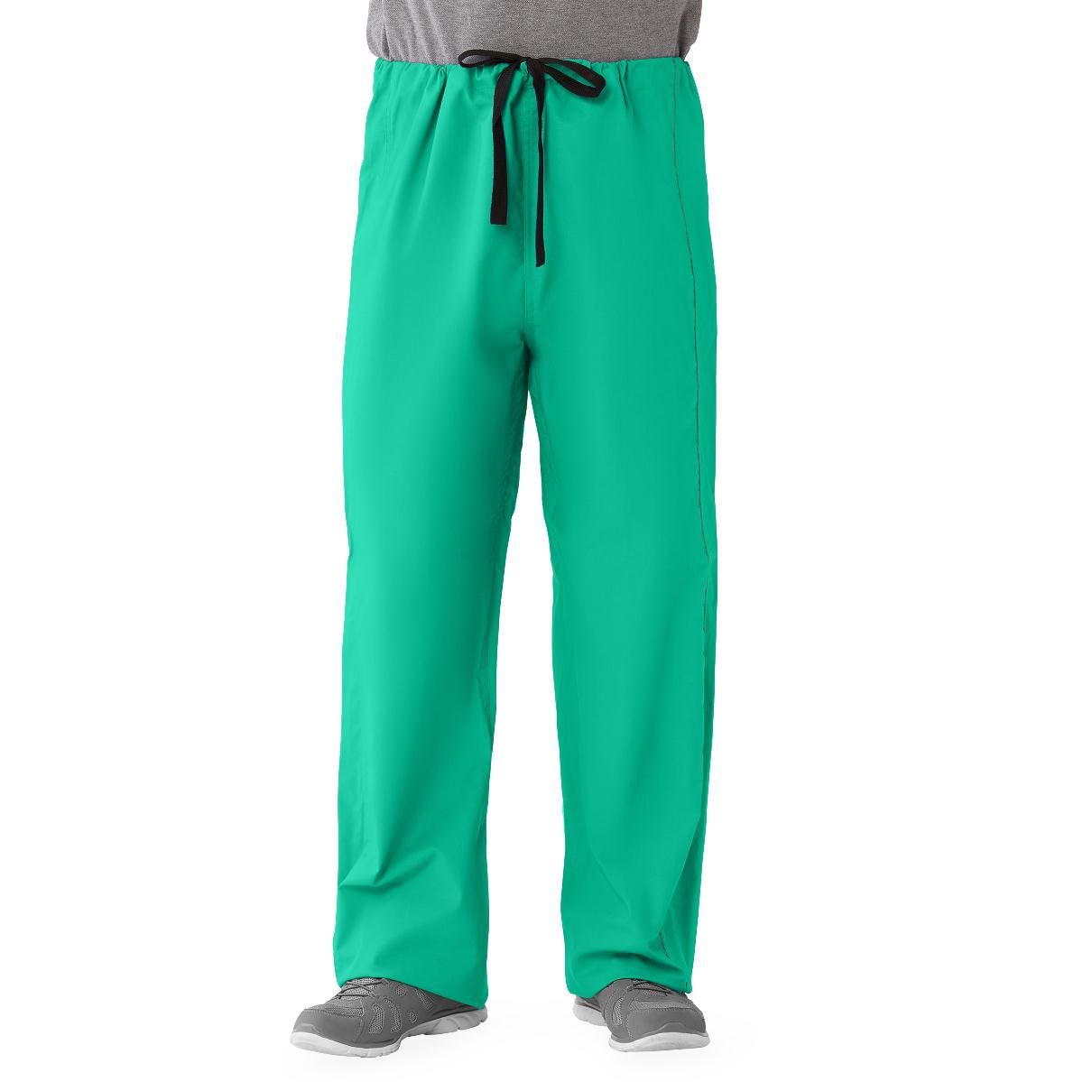 Medline Cotton Reversible Scrub Pant Jade S Short 1Ct