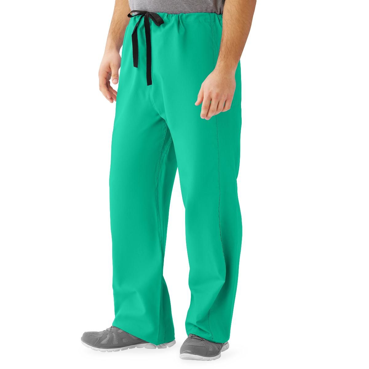 Medline Cotton Reversible Scrub Pant Jade S Short 1Ct