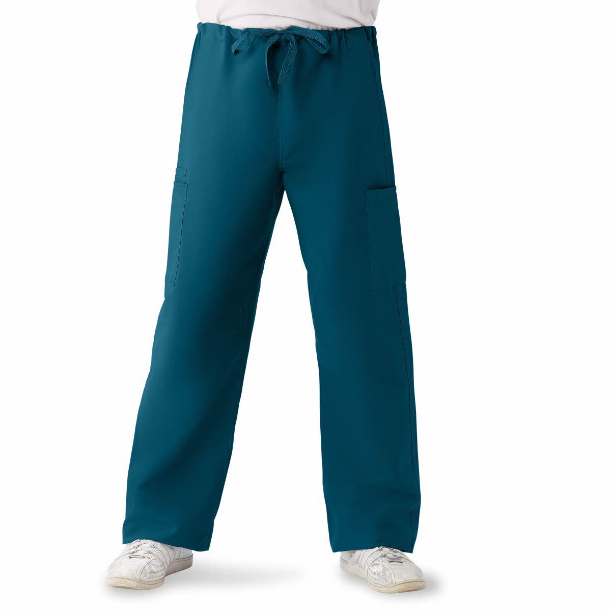 ComfortEase Cargo Scrub Pant Caribbean Medline XS Reg 1Ct