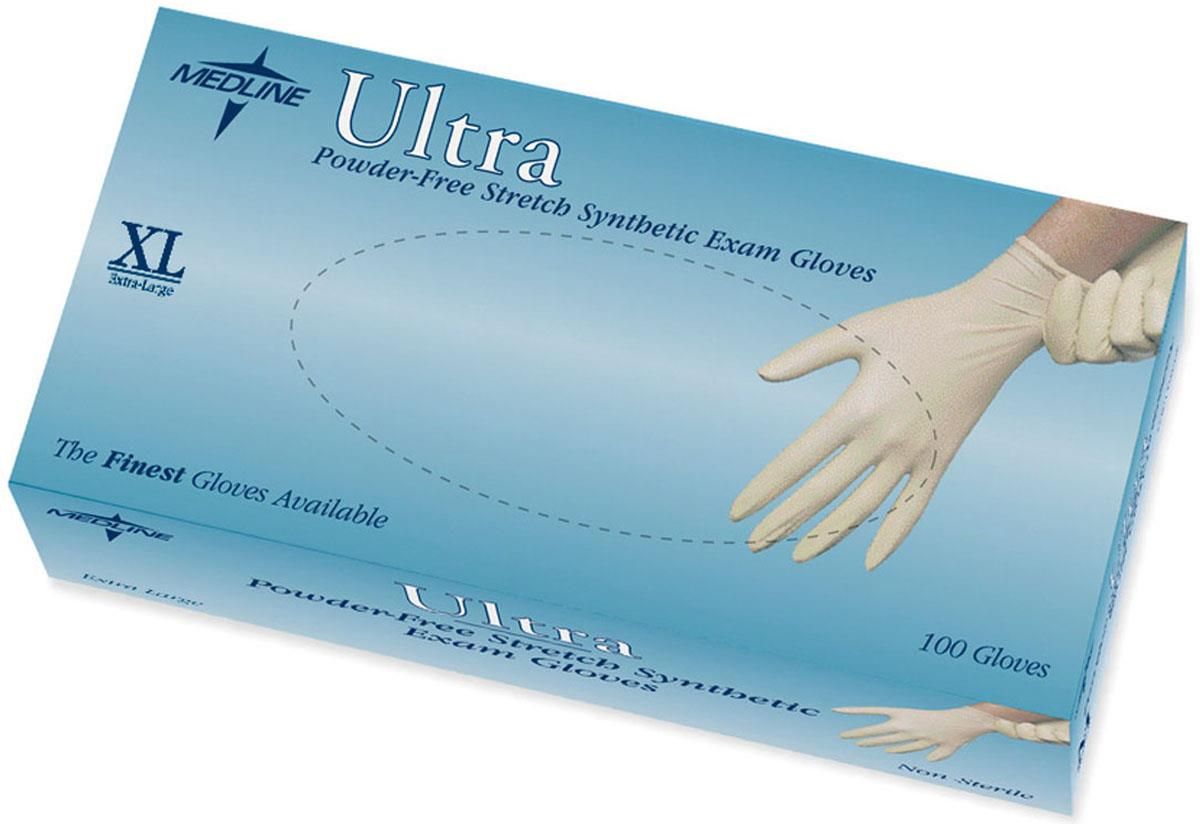 Medline Ultra Stretch Vinyl Exam Glove XL 1000Ct