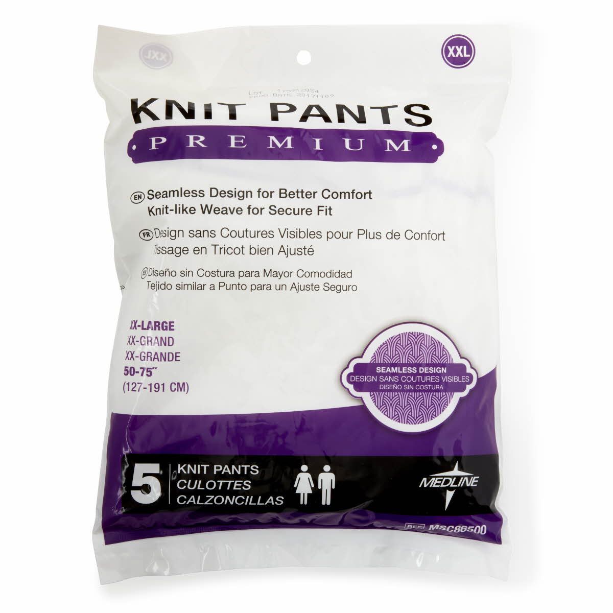 Medline Premium Mesh Incontinence Underpants 2XL 100Ct