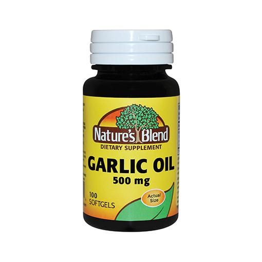 Nature's Blend Garlic Oil Softgel 500mg 100Ct