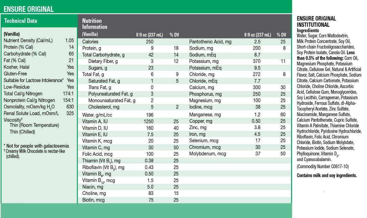 Ensure Original Nutritional Supplement Vanilla 8oz 24Ct