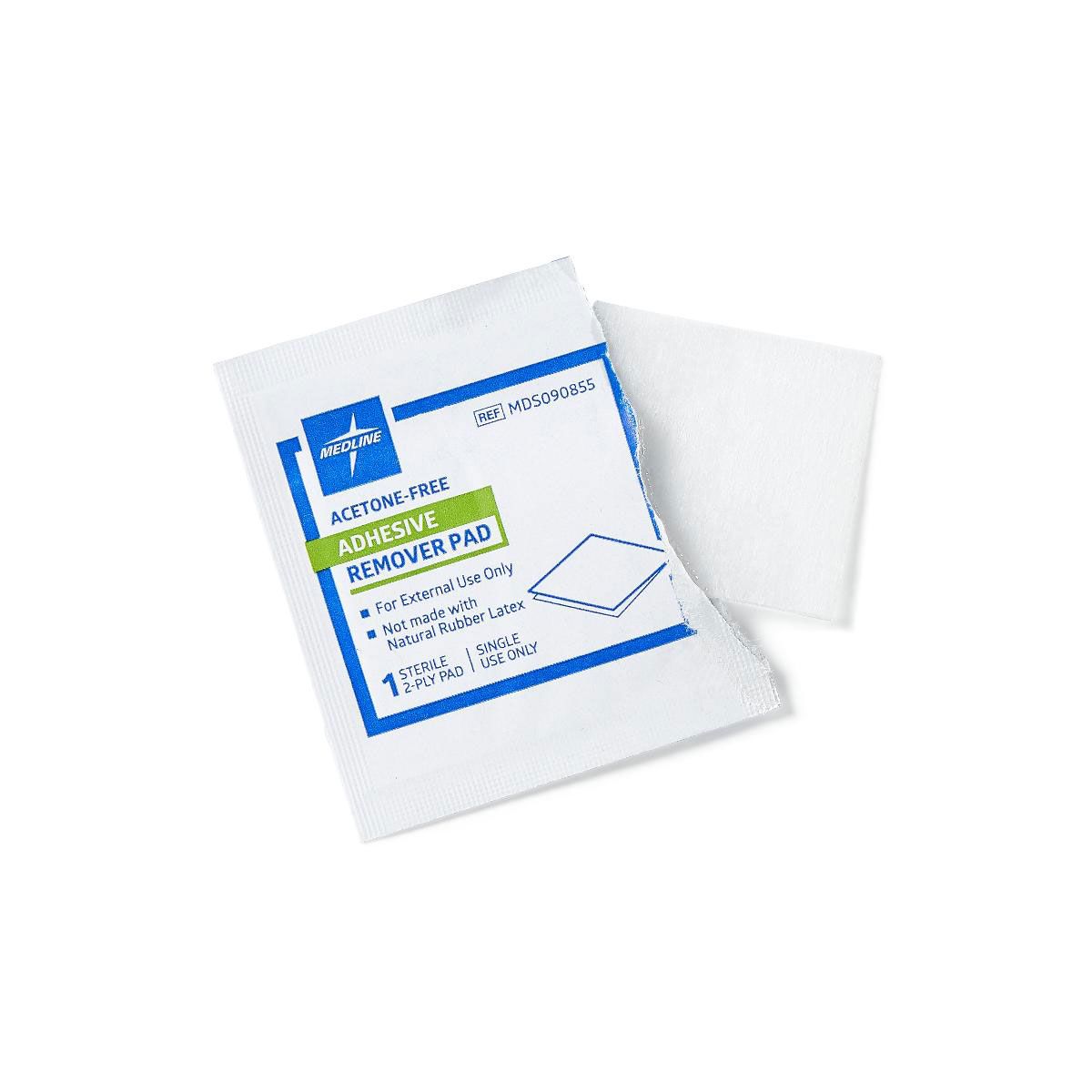 Medline AcetoneFree Adhesive Remover Pad 1Ct