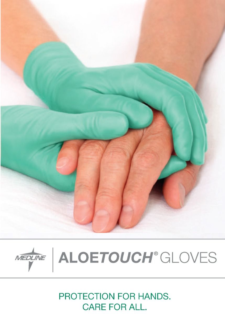 Medline Professional Nitrile Exam Gloves with Aloe Shop All