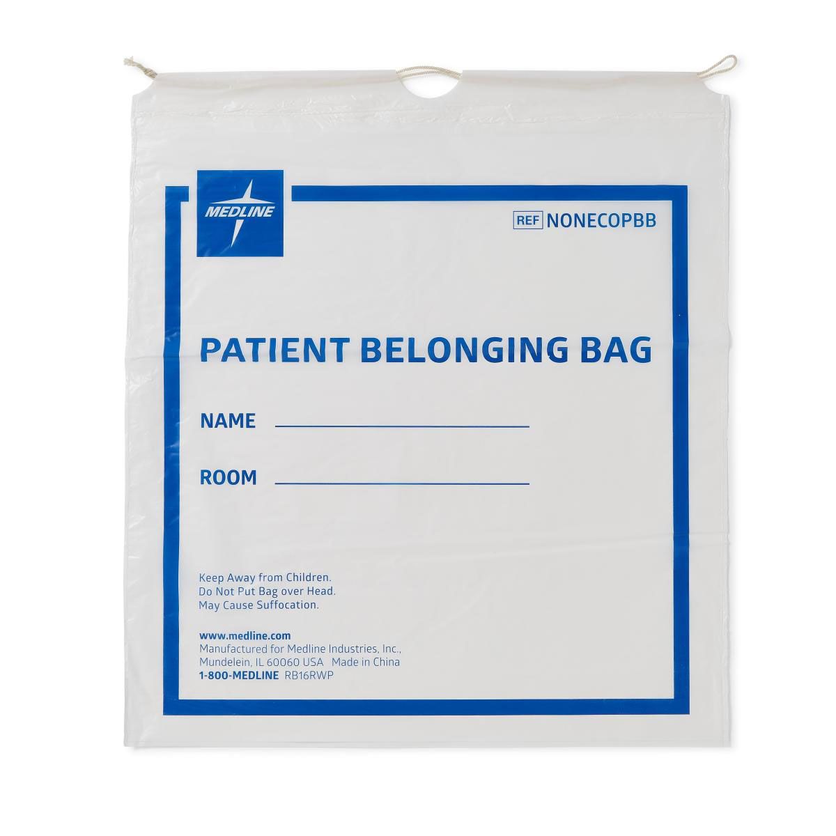 Compostable Patient Belonging BagsMedline at Home