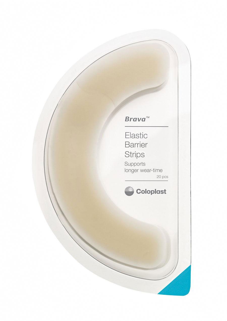Coloplast Brava Elastic Barrier Strip Curved 20Ct