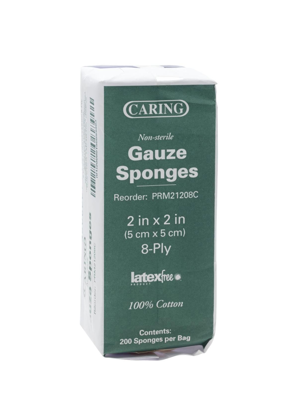 Medline NS Woven Cotton Gauze Sponge 8ply 2x2 5000Ct