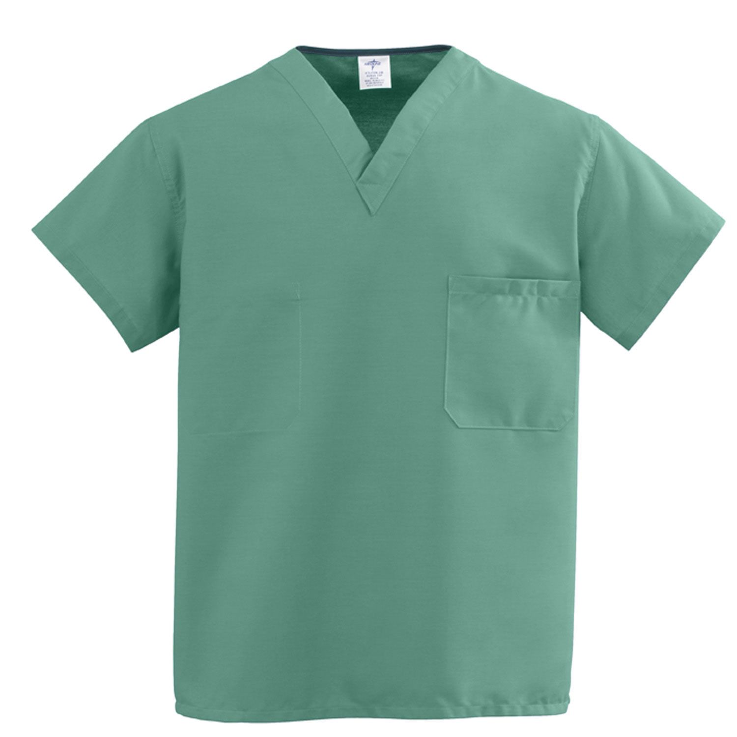 ComfortEase Unisex TwoPocket Reversible Scrub Top 1Ct