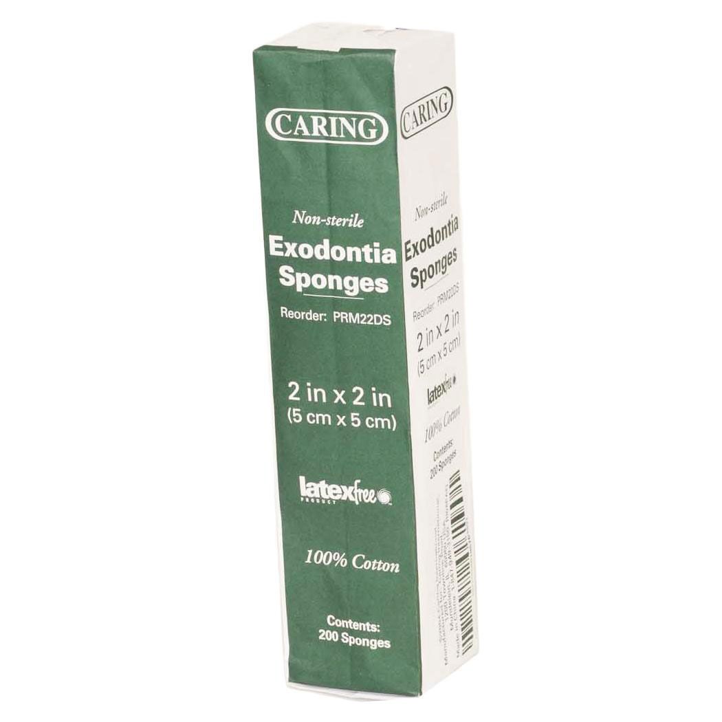 Medline NS Cotton Dental Sponge 2x2 5000Ct