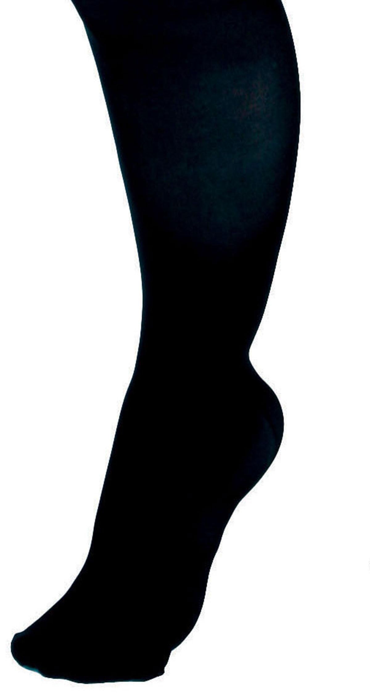 CURAD Knee Compression Hosiery 1520mmHg Blk C Reg 1Pr