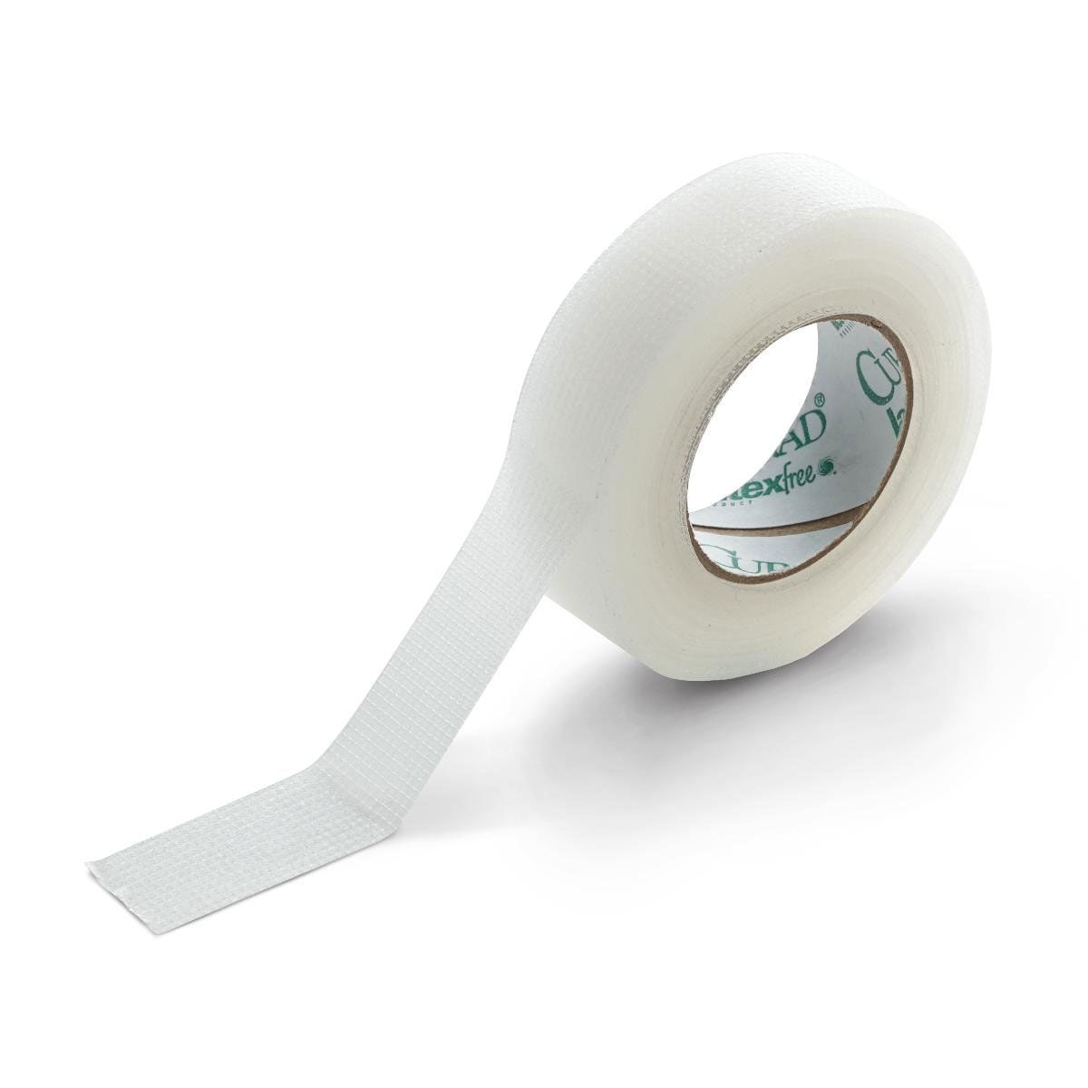 CURAD TeartoFit Clear Plastic Tape 1/2inx10yd 24Ct