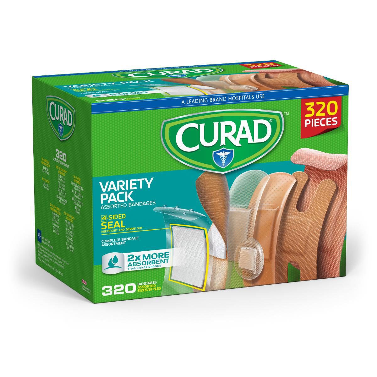 CURAD Adhesive Bandage Variety Pack 5760 Bandages