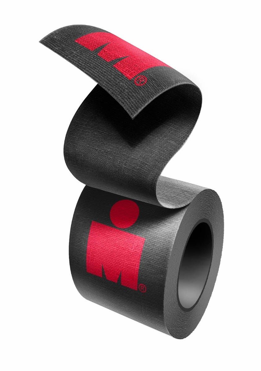 CURAD IRONMAN Sports Tape Black/Red 1.5inx10yd 1Ct