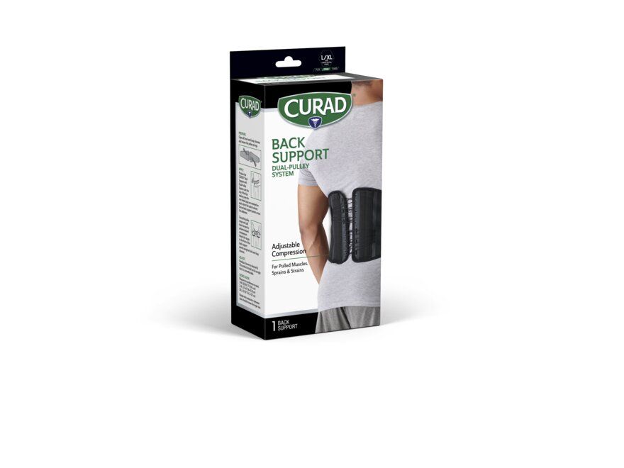 CURAD Back Supports with DualPulley System L/XL 4Ct