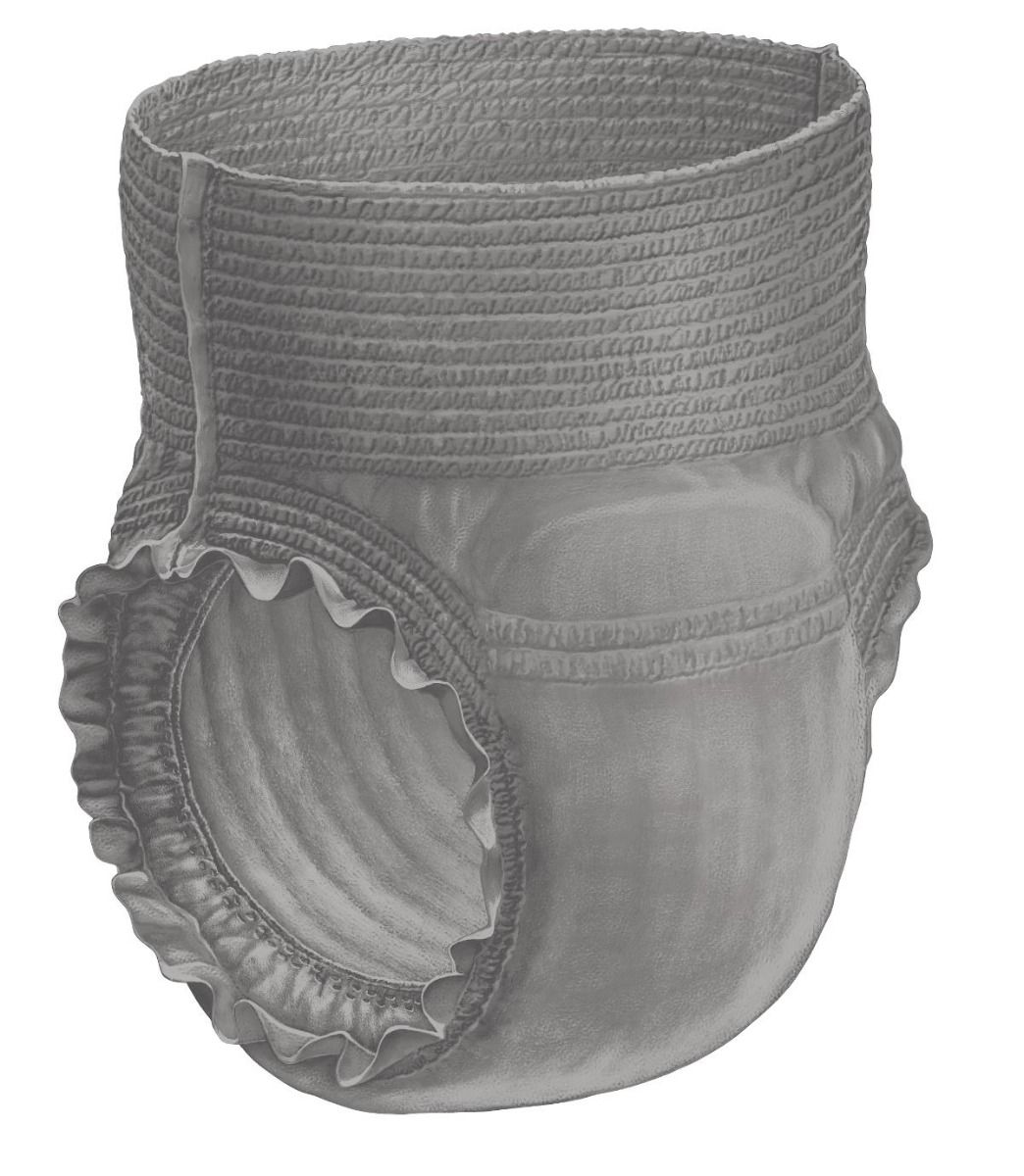 Medline Men's FitRight Underwear Heavy Absorb L/XL 80Ct