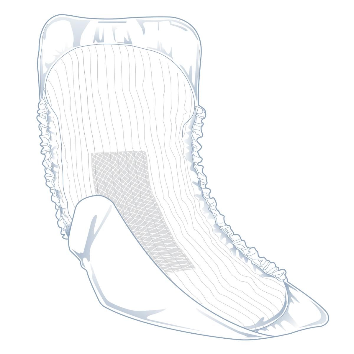 Medline FitRight Extra Incontinence Liner 13x34 80Ct