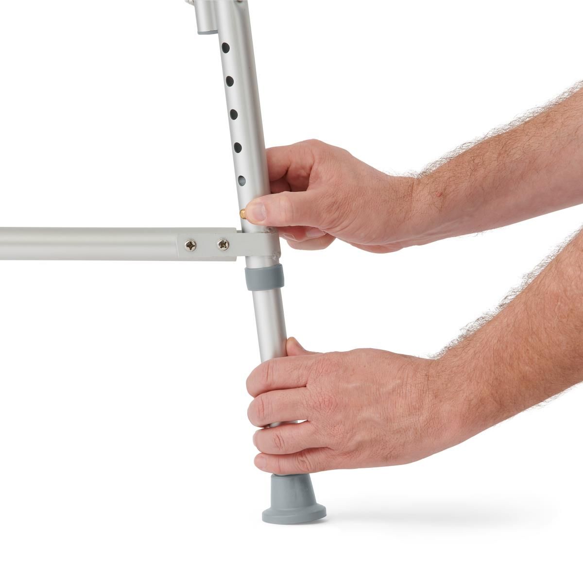 Medline Heavy Duty Bariatric Shower Chair with Back 650lb Cap 1Ct