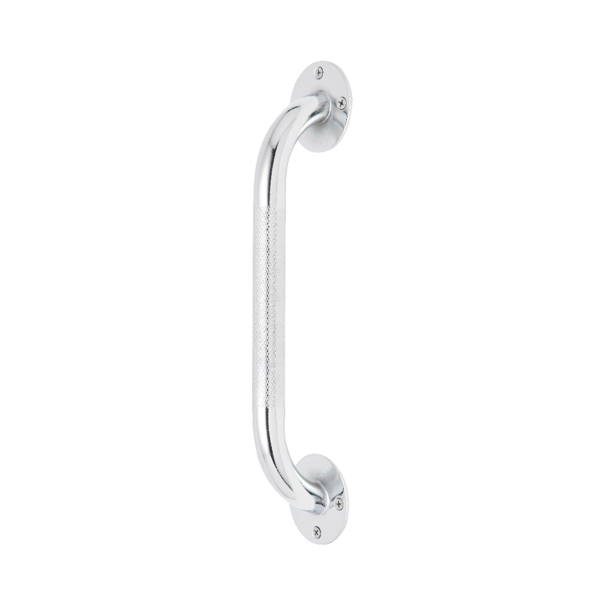 Medline 12in Knurled Chrome Grab Bar 300lb Capacity 1Ct