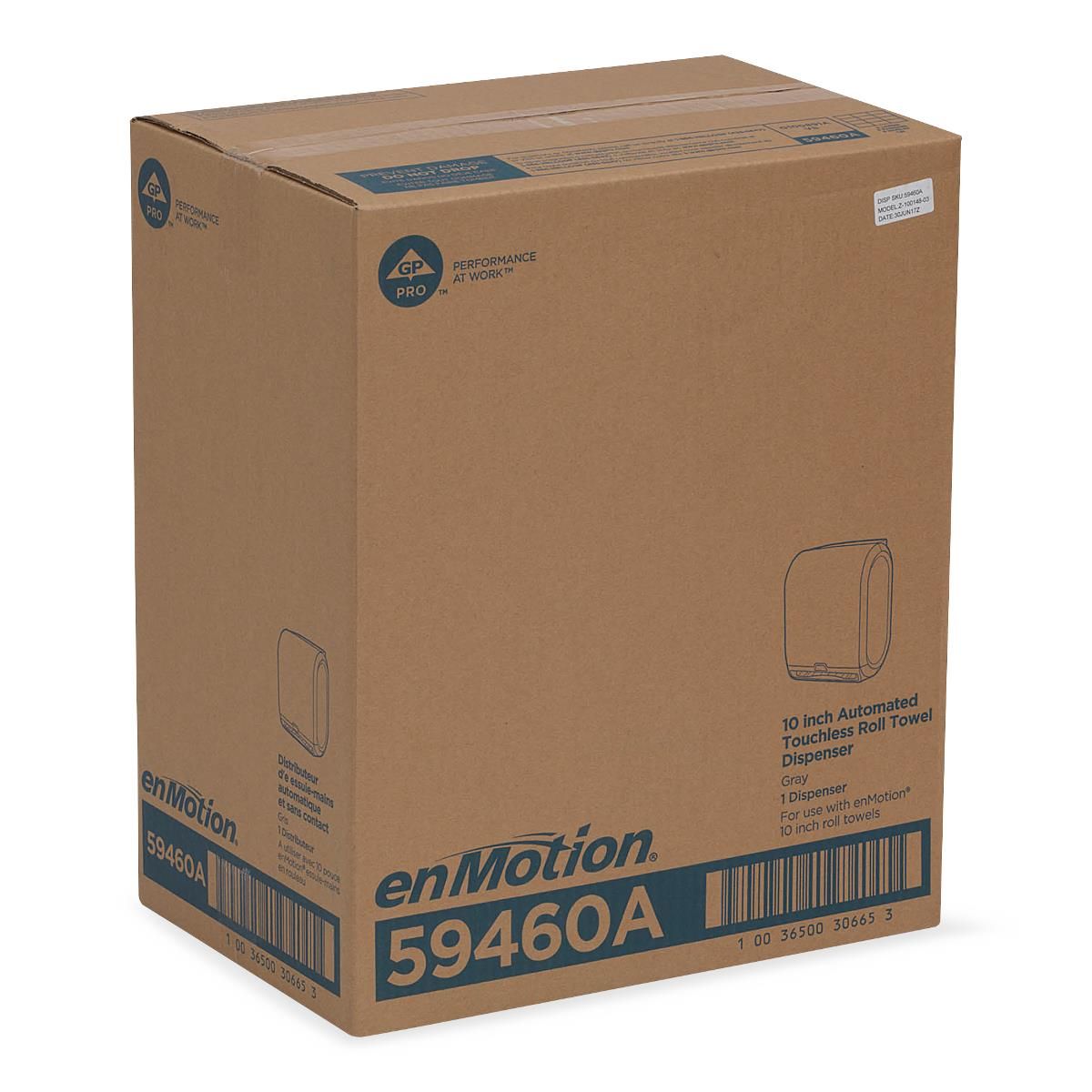 enMotion 10in Automated Touchless Roll Paper Towel Dispenser Gray 1Ct