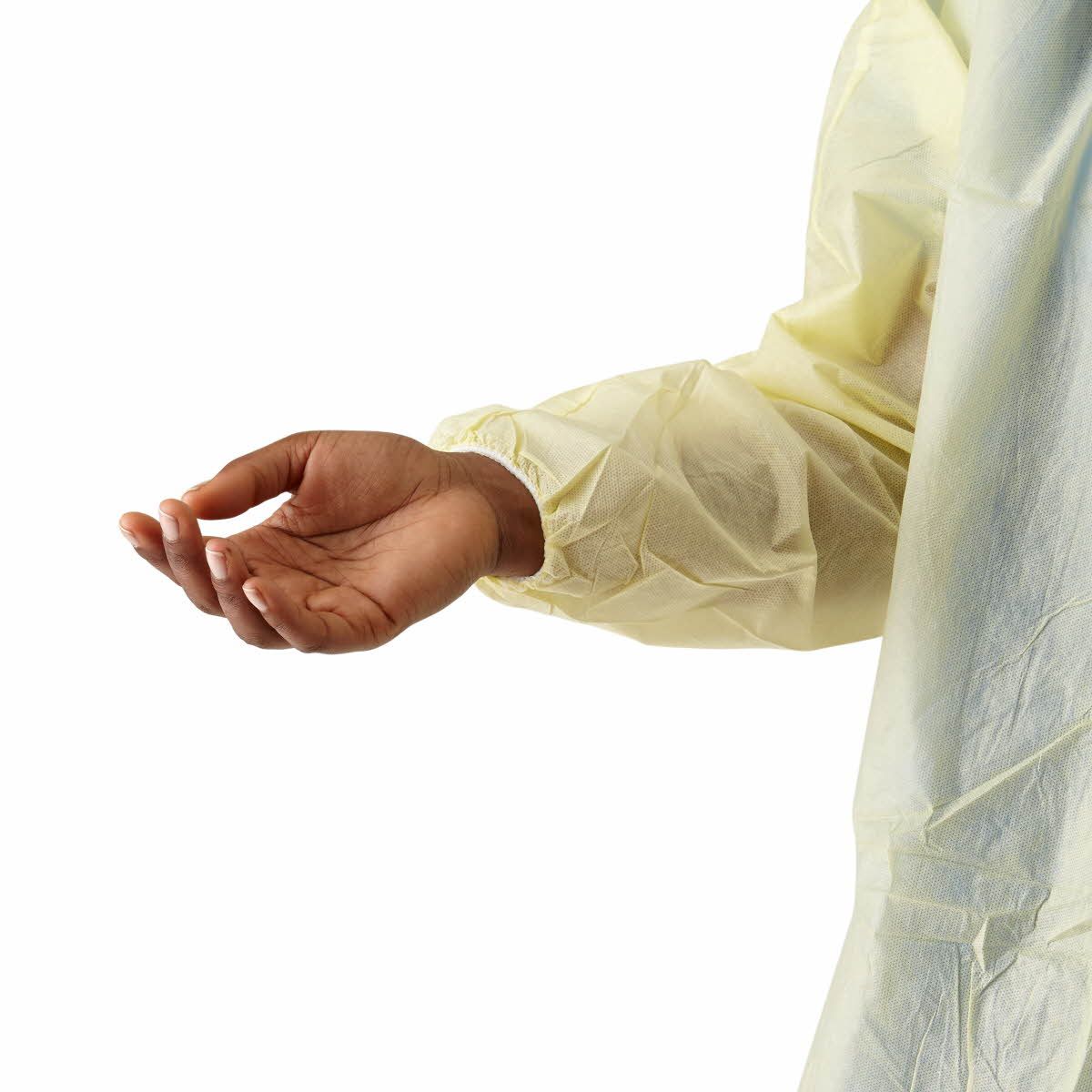 Medline Classic Lightweight Poly Cover Gown R/L 50Ct