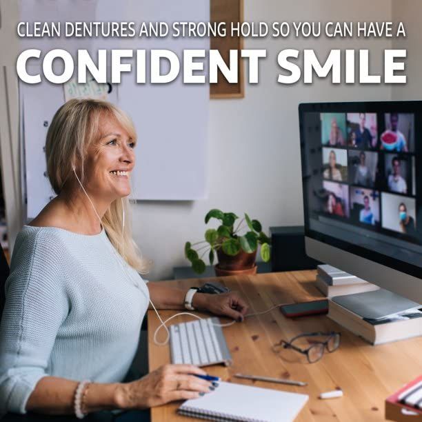 Super Poligrip Extra Care Denture Adhesive Cream 2.2oz 1Ct