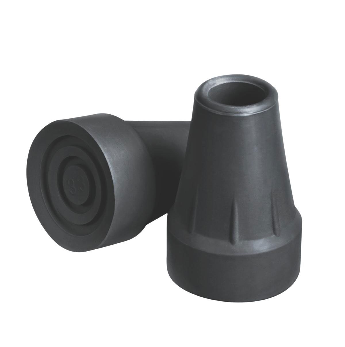 Guardian Replacement 7/8 Crutch Tip Standard Black 16Ct