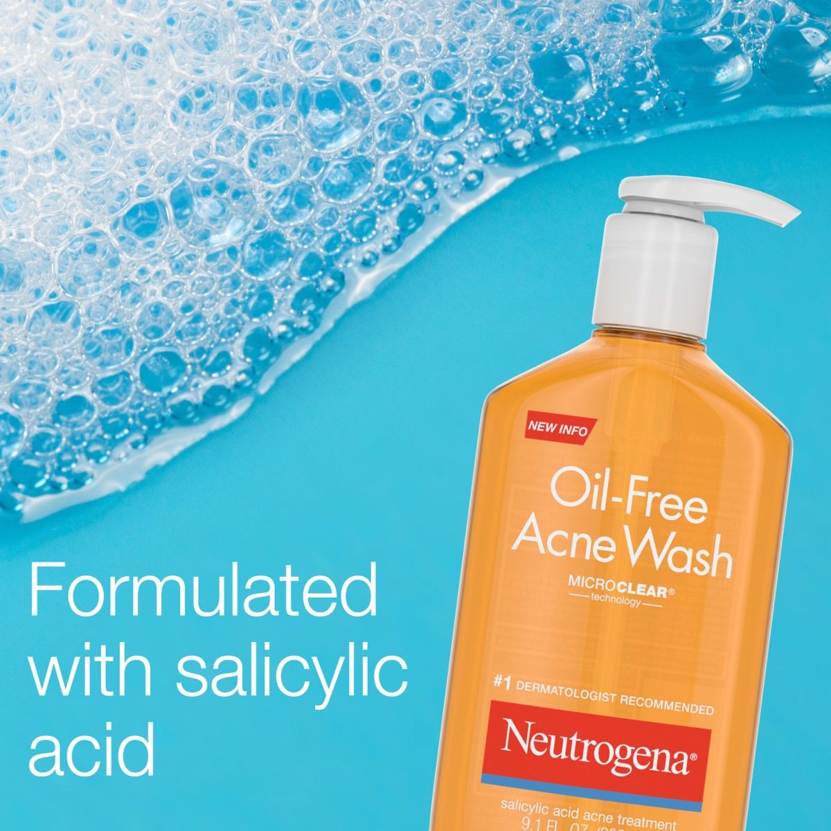 Neutrogena OilFree Acne Wash with Salicylic Acid 9.1oz