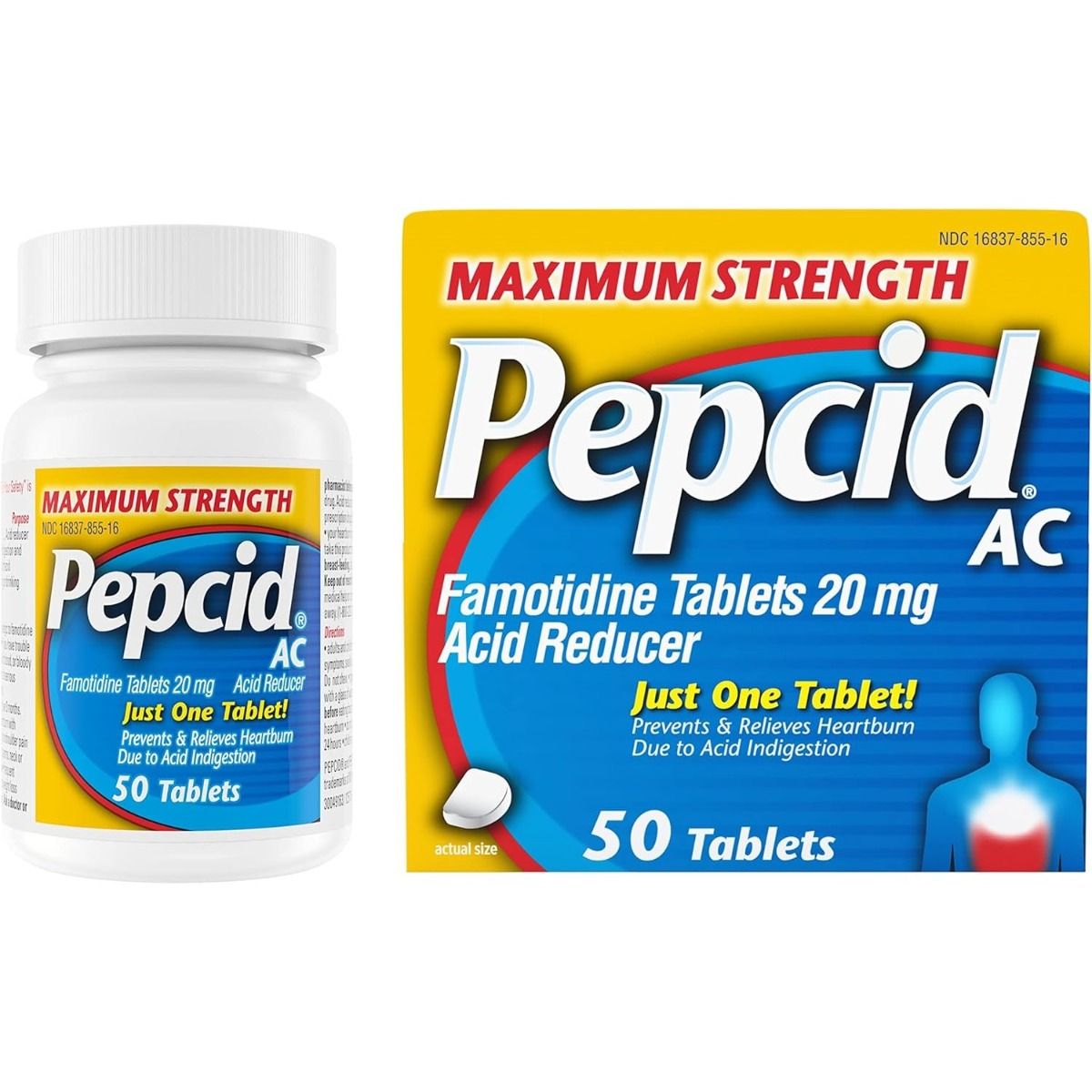 Pepcid AC Maximum Strength Tablets 50Ct